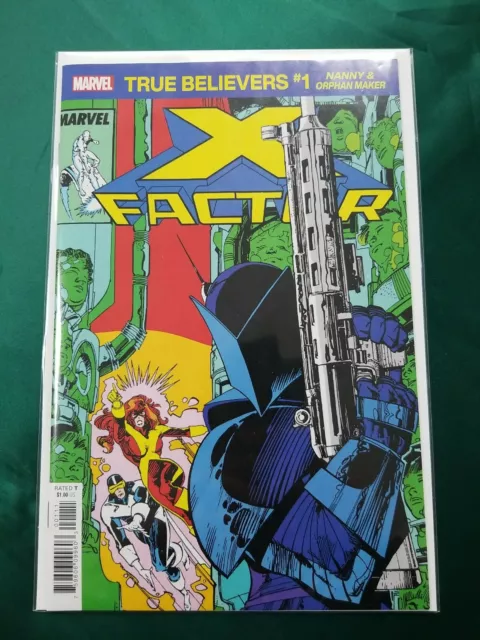 True Believers X-Men Nanny Orphan Maker #1 Rep X-Factor #35 (Marvel, 2020) NM