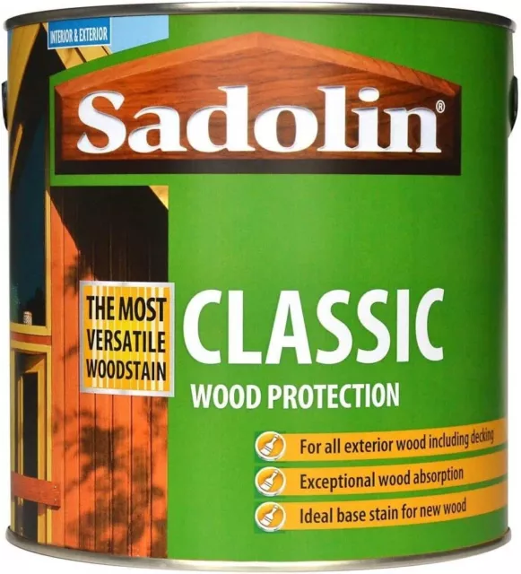 Sadolin Classic All Purpose Woodstain Light Oak 2.5 L