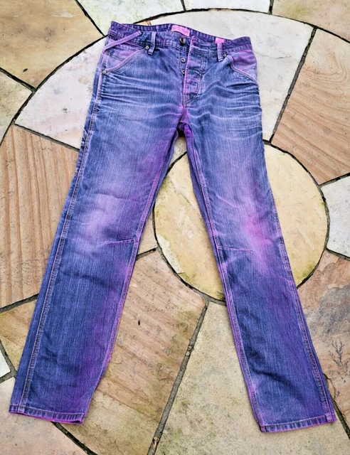 JACK JONES Womens Purple Fashionable Jeans 