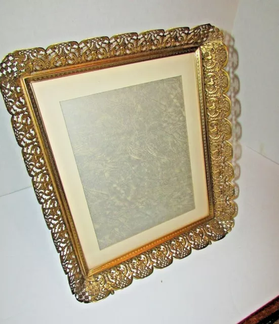 Gorgeous Vintage Midcentury Ornate Picture Frame Ormalu New Old Store Stock