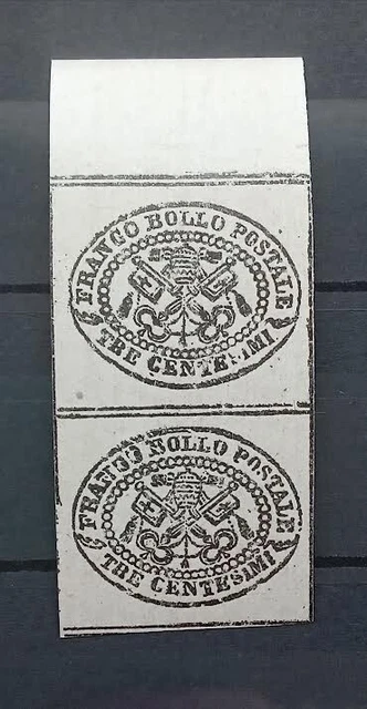  Italie 1867 Stato Pontificio 2x 3cent Neuf 