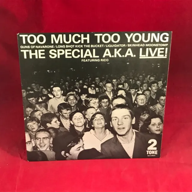 THE SPECIAL AKA Live EP 1980 UK 7" Vinyl Single SPECIALS Too Much Too Young 45 *