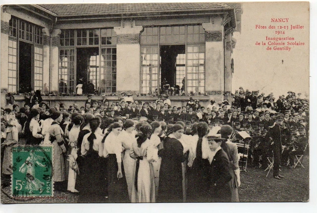 LAXOU GENTILLY Nancy - Meurthe et Moselle - CPA 54 - school colony parties 1914
