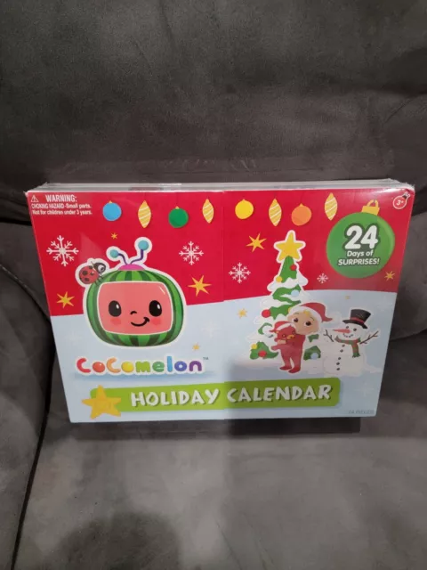 Nuevo CALENDARIO DE ADVIENTO COCOMELON 24 días juguete Navidad cuenta regresiva nuevo VACACIONES 2