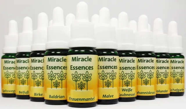 Miracle Essences Set 18 essenze floreali delle essenze tedesche di erbe e alberi