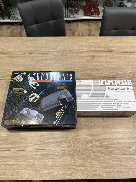Console Nec Pc Engine GT condensateur neuf avec deux jeux - Consoles