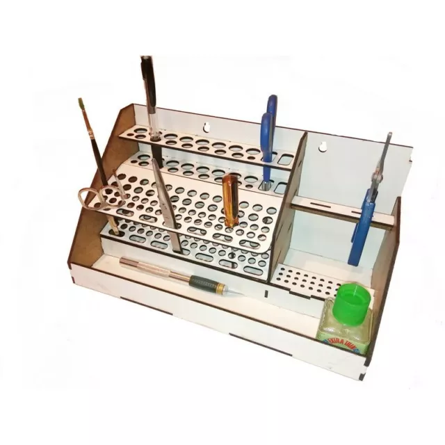 Tool stand, Laser Model Graving, size 300x150x150 mm, storage shelf LMG WOH-1212