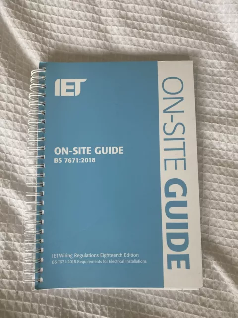 On-Site Guide (BS 7671:2018) (Electrical Regulations)