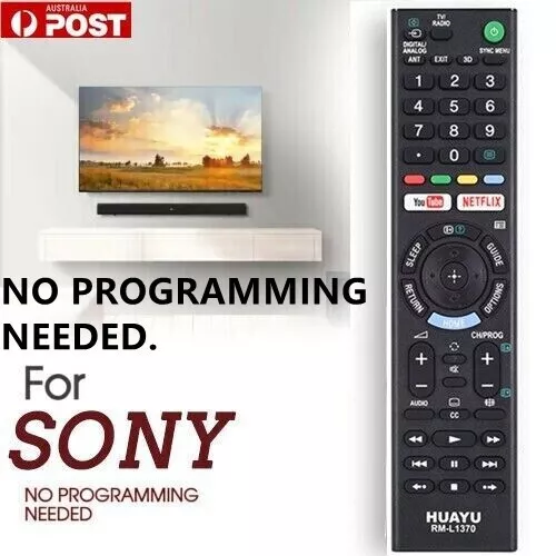 GENUINE SONY REMOTE CONTROL for ALL SONY TV NETFLIX Bravia 4k Ultra HD Smart