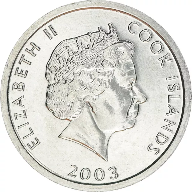 [#130572] Münze, Cookinseln, Elizabeth II, Cent, 2003, Franklin Mint, UNZ, Alumi