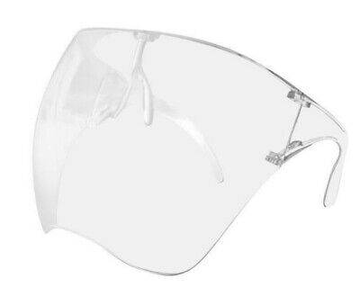 Clear Transparent Goggles Glasses Face Shield Face Mask Reusable Visor Anti Fog