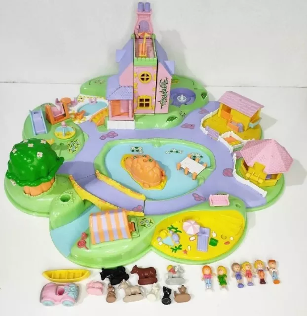 Vintage Bluebird 1991 Polly Pocket Polly's Dream World Spielset 99% komplett