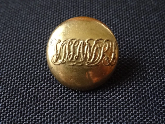 M10 tête de loup noir D26mm bouton de vénerie de chasse d'uniforme