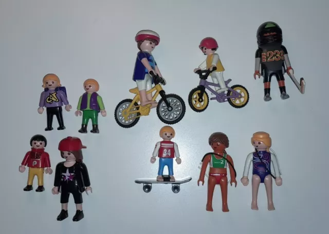 15 Playmobilfiguren Figuren von Playmobil Konvolut Sport mit viel Zubehör