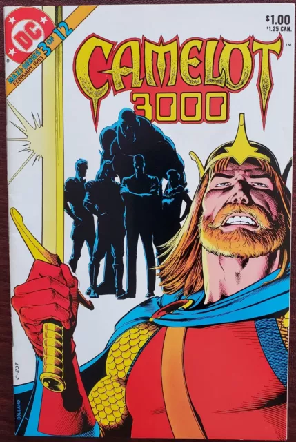 Camelot 3000 #3 VF/NM 9.0 (DC 1983) ~ Brian Bolland & Mike Barr ✨