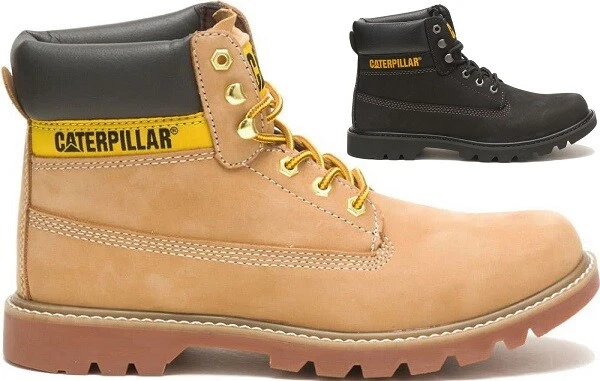Caterpillar Cat Colorado 2.0 en Cuir de Marché Chaussures Bottes Hommes Nouveau