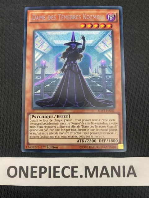 Enchère Carte Yu-Gi-Oh! Dame des Ténèbres Kozmoll SHVI-FR083 1st Secrète Rare