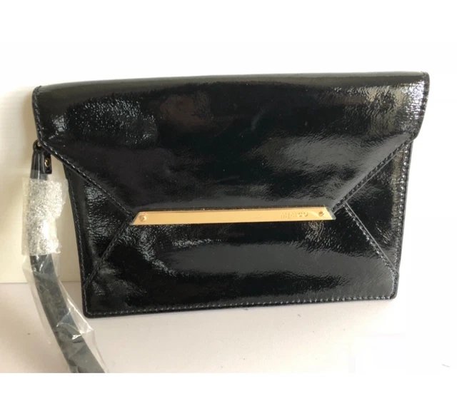 MIMCO ORIGAMI ENVELOPE Box Evening Clutch Purse BNWT Small Black