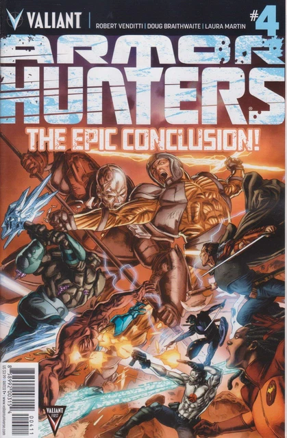 Armor Hunters #4A VF/NM; Valiant | we combine shipping