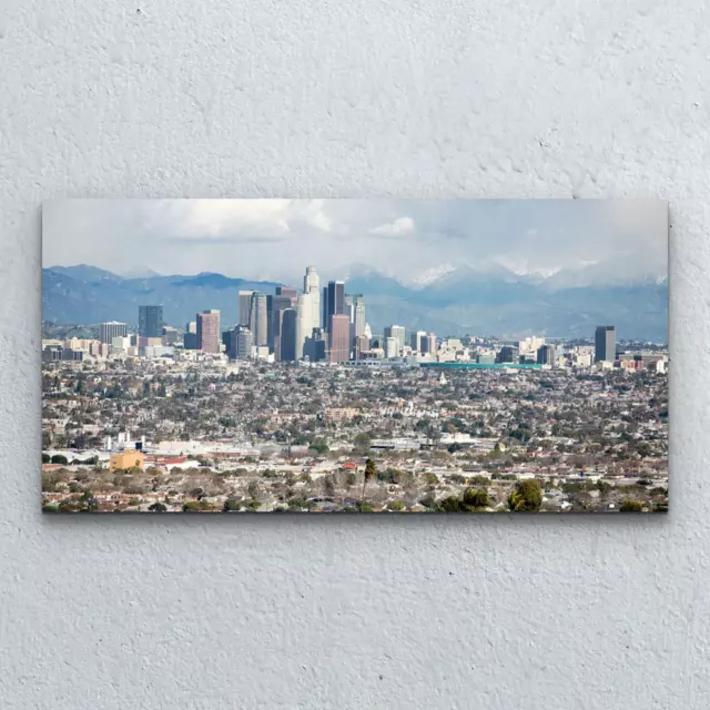 Tempered Glass Print Image Picture Wall  100x50 Downtown Los Angeles