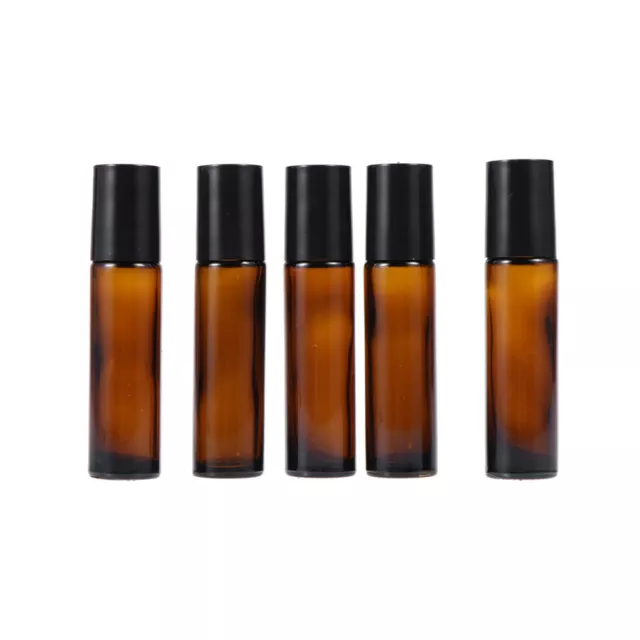 24 Pcs Aromatherapy Roller Bottle Glass Bottles Scroll Wheel