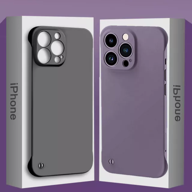 Case For iPhone 14 13 Pro Max 12 11 ShockProof Frameless Ultra Slim Hard Cover