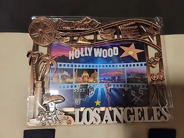 Hollywood Los Angeles Pop Art Metal  picture frame