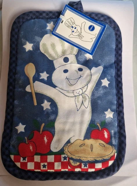 Vintage 1998 Pilsbury Doughboy All American Boy Oven Pot Holder  BNWT