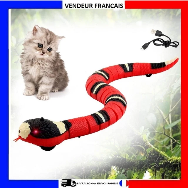 Jouet pour chat Interactif Automatique Capteur Intelligent Serpent électronique