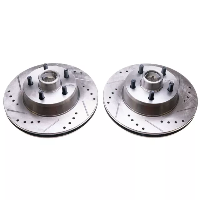 AR8102XPR Powerstop 2-Wheel Set Brake Discs Front for Country Ford Mustang Comet