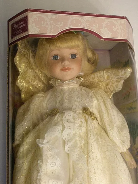 Porcelain Doll Guardian Angel Accents & Occasions Collectible  New 2000 CE