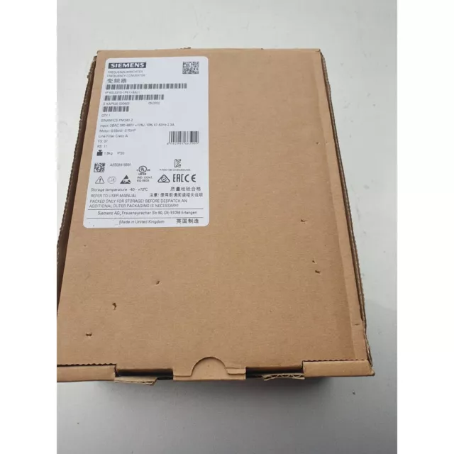 New Siemens 6SL3210-1PE11-8AL1 SINAMICS PM240-2 with Filter 6SL3 210-1PE11-8AL1