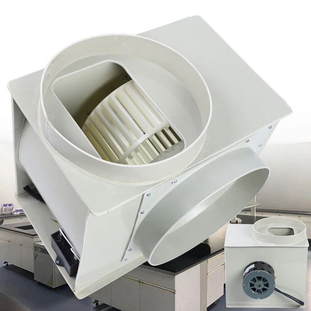 PP250 LOW NOISE Centrifugal Blower Fan Extractor Anticorrosion Lab