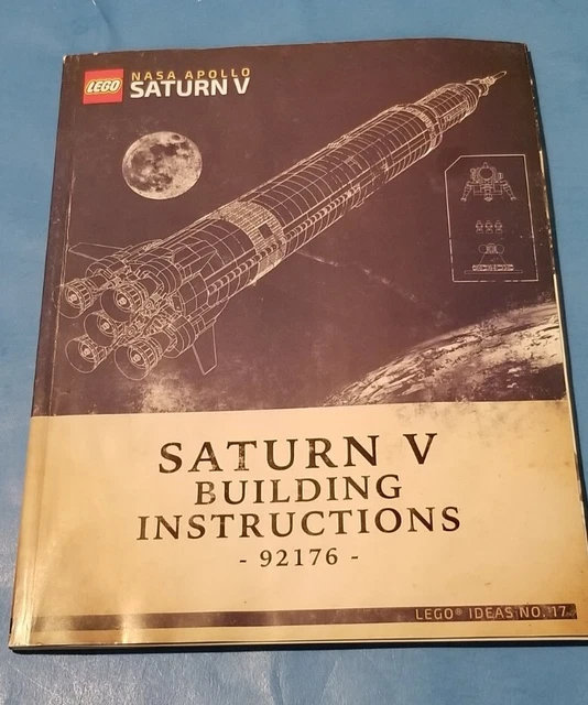 LEGO NASA APOLLO Saturn V Building Instructions ONLY 92176 £7.85 ...
