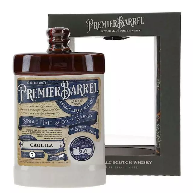 Douglas Laing's Premier Barrel Caol Ila 7 Single Malt Scotch Whisky 70 Cl . ***J