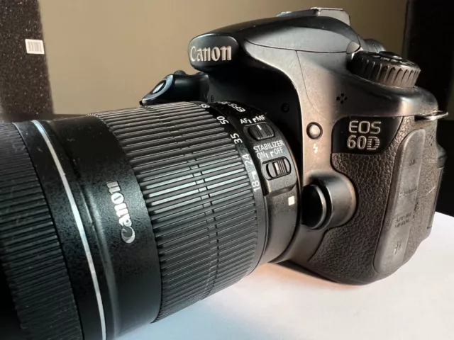 Canon EOS 60D 18.0MP Digital SLR Camera - (Kit w/ EF-S IS 18-135mm IS) READ info Canon EOS 60D 18.0MP Digital SLR Camera - (Kit w/ EF-S IS 18-135mm IS) READ info