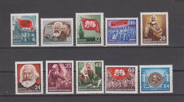 Aus Sammlung DDR 1953 Mich. Nr.344/53 ** kpl.gepr.BPP