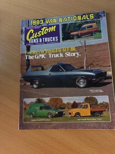Magazine Issue Numbr CUSTOM VANS AND Trucks Magazine Issue No Number 29 1983 $50.00 ...