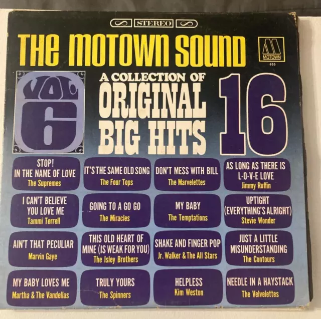 The Motown Sound: A Collection Of 16 Big Hits Originales Vol. 6. 1967.
