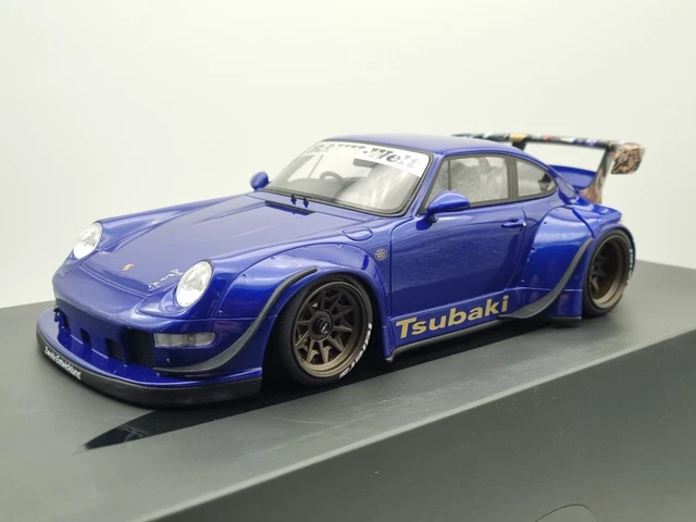 porsche-911-993-rwb-rauh-welt-body-kit-tsubaki-blue-1-18-gt857-gt