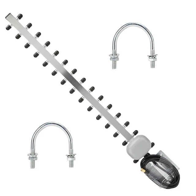 Pilipane Antenna Yagi Direzionale 25 DBi – Ad Alto Guadagno Per Router Wireless E Scheda 4G – Connettore RP-SMA - 3