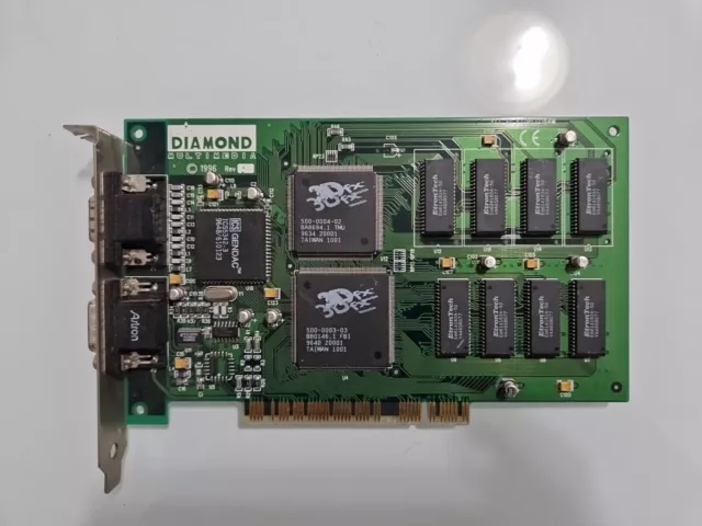 Scheda Grafica Retrò Diamond Monster 3D 3DFX Voodoo 4MB PCI 23150001-402