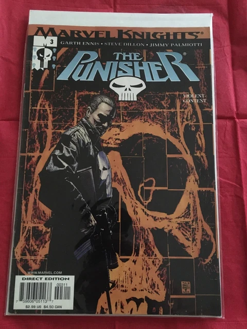 The Punisher #3 (2001) Garth Ennis, Steve Dillon, Marvel Knights