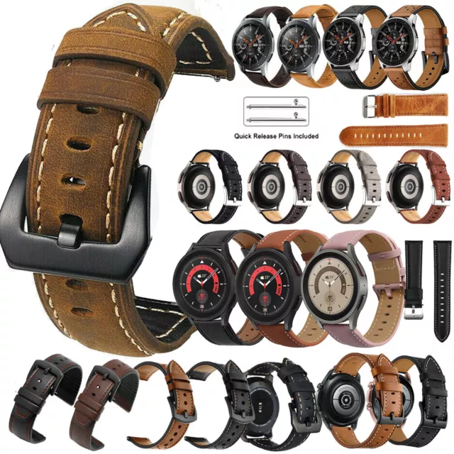 Ersatz Echtes Leder Uhren Armband 20mm 22mm Lug für Fossil Watch Universell Band