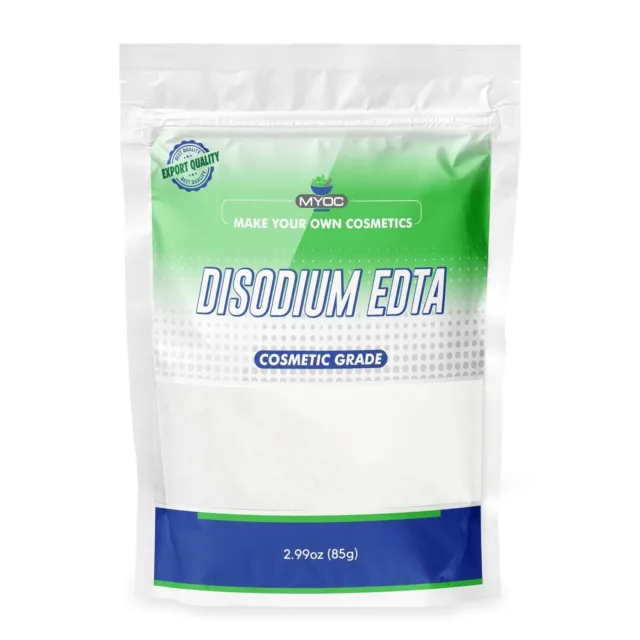 Disodium EDTA Cosmetic Grade-{85g/2.99oz} [Direct from Myoc]