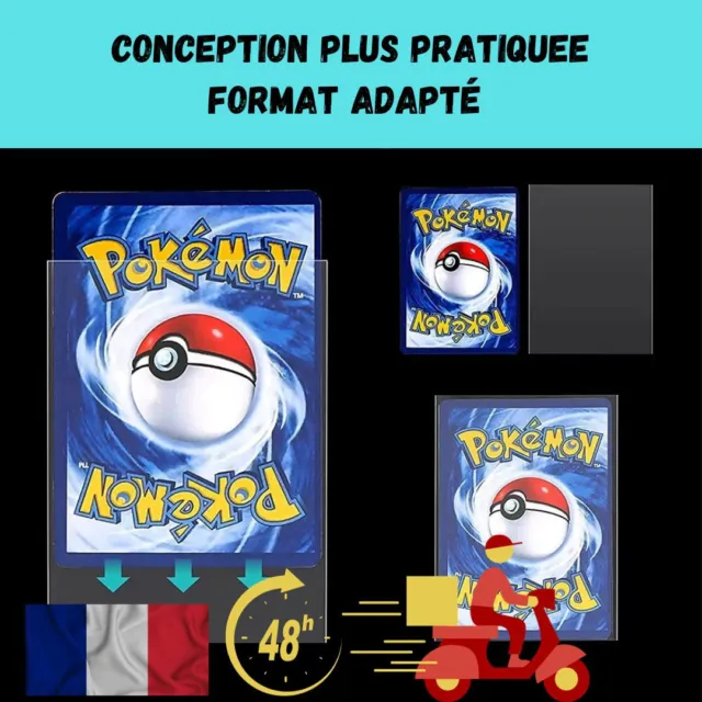 Lot de 65 pochettes pour cartes Pokémon - 1 x paquet de 65 pochettes Elite  Trainer (un paquet, motif aléatoire) + x TitanCards® Toploader : :  Jeux et Jouets