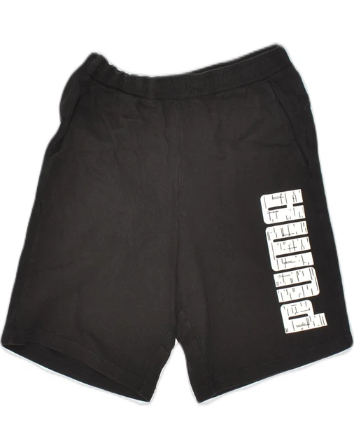 PUMA Pantaloncini sportivi grafici per ragazze 13-14 anni neri LH05