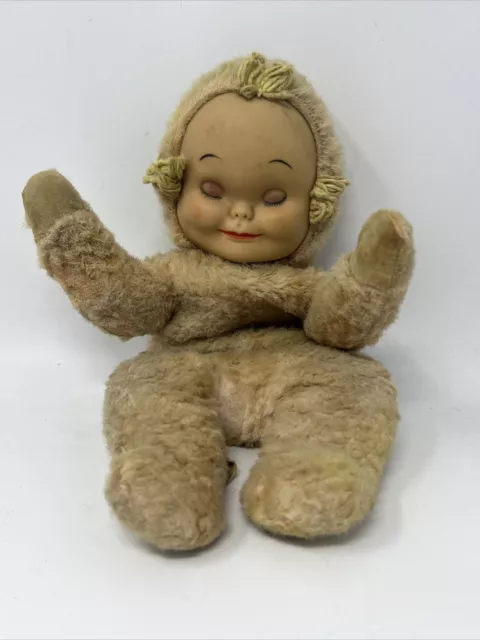 Vintage Knickerbocker Toy Co Inc New York Cuddle Doll Circa 1940 Old School Toys