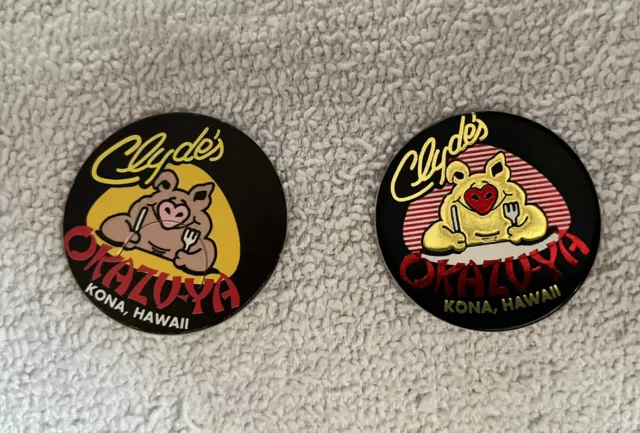 Clydes Okazuya Kona Hawaii Vintage Pog Milk Cap Collectible Slammer 1993 New