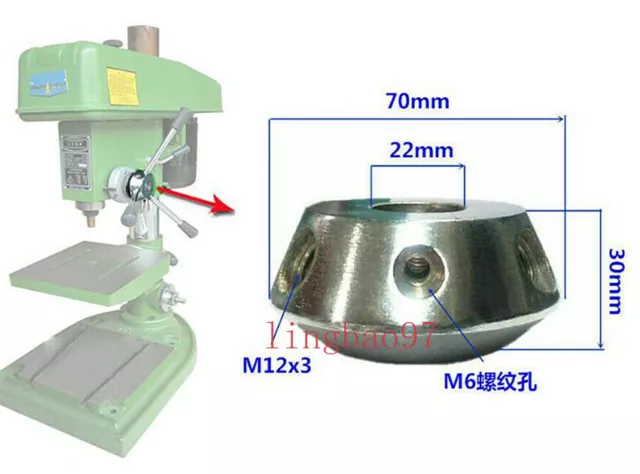 CNC Bench Drilling Machines Part Handle Seat For West Lake Xiling Bench Drill